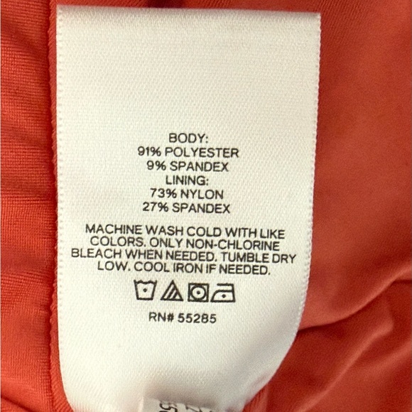 Express Coral Draped Midi Skirt with Twist Waist Sophisticated Evening Look - Picture 11 of 11